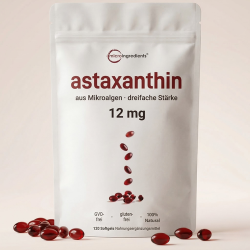 Astaxantina 12mg - 120 softgels